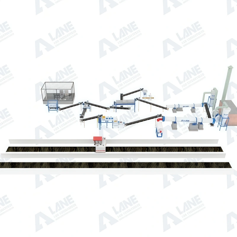 Fertilizer Making Machine Farm, organic fertilizer production line