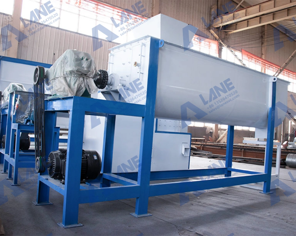 Horizontal Fertilizer Mixer Tank Residue