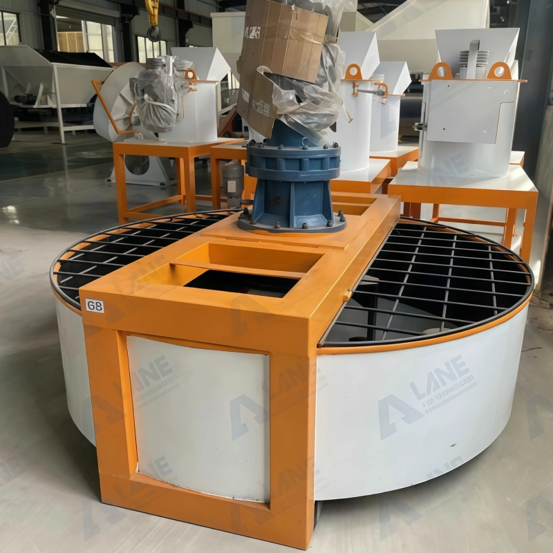 NPK Compound Fertilizer Raw Material Mixing Uniformity, pan mixer