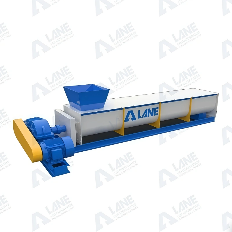 Farm Waste Fertilizer Production, Twin Shaft Mixer
