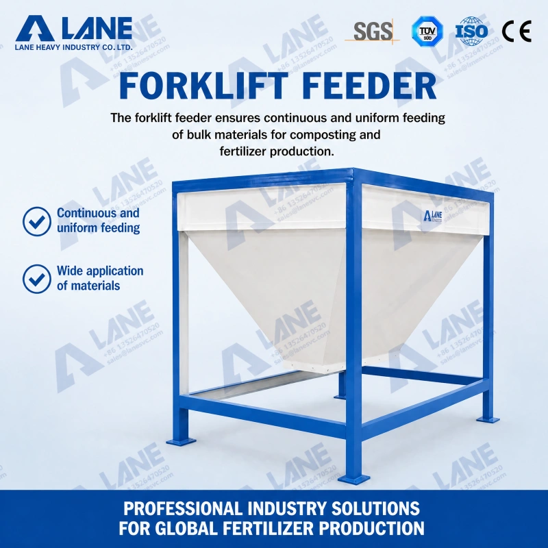 Fertilizer Raw Material Feeding, Forklift Feeder