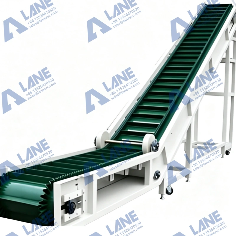 Bulk Material Handling Conveyor, Large Inclination Belt Conveyor