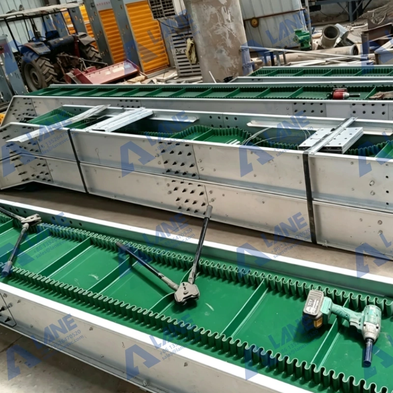 Bulk Material Handling Conveyor, Large Inclination Belt Conveyor