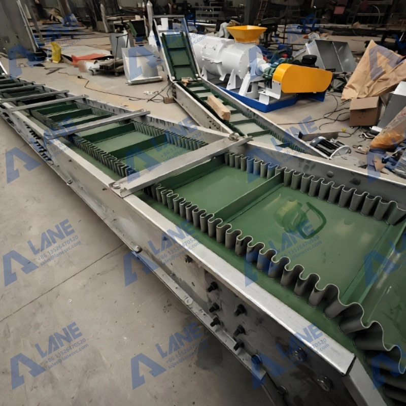 Bulk Material Handling Conveyor, Large Inclination Belt Conveyor