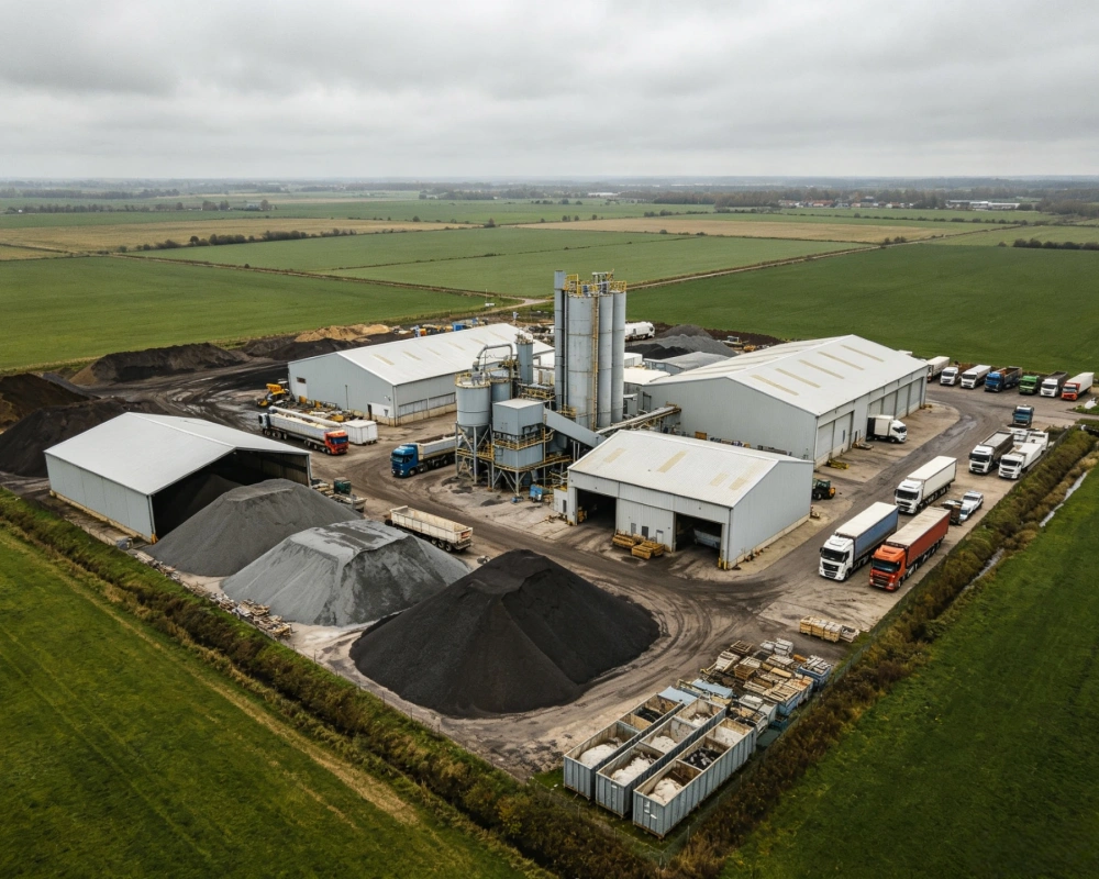 Organic Mineral Fertilizer Production Line,  dry fertilizer production line 