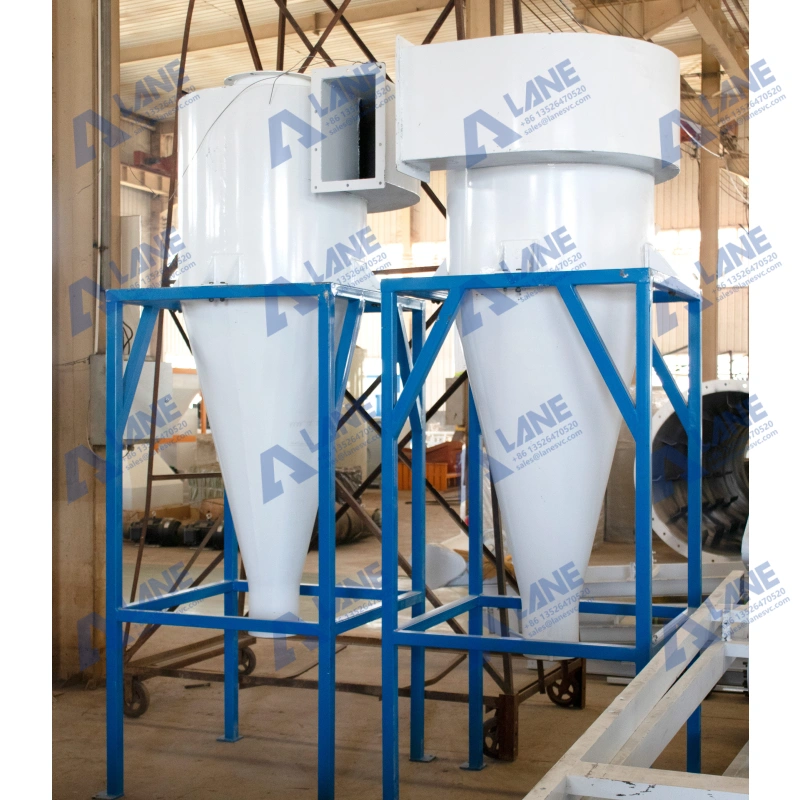 cyclone dust removal,  dry fertilizer production line 