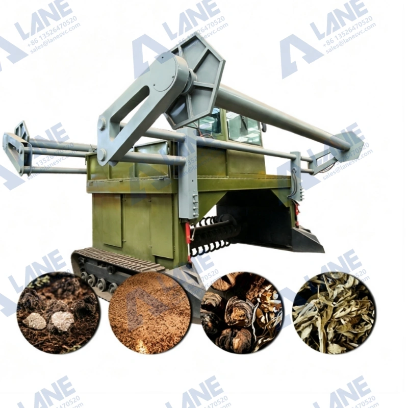 Compost Cover for Rain, film covered compost turner