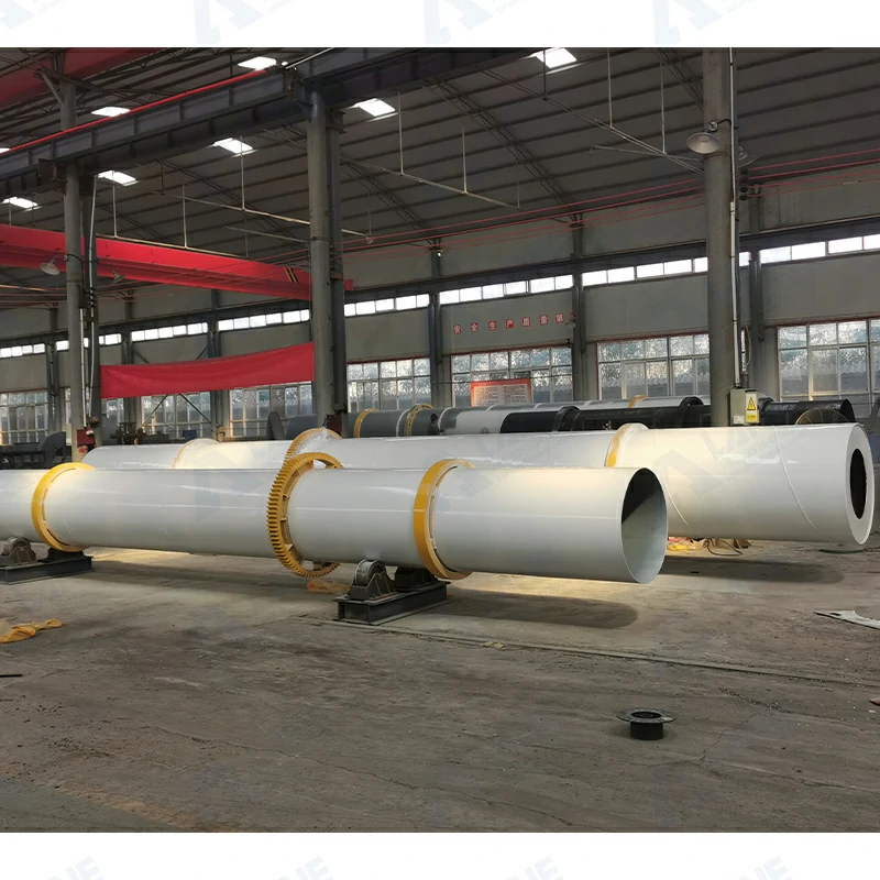 Manure Compost Drying, rotary drum dryer