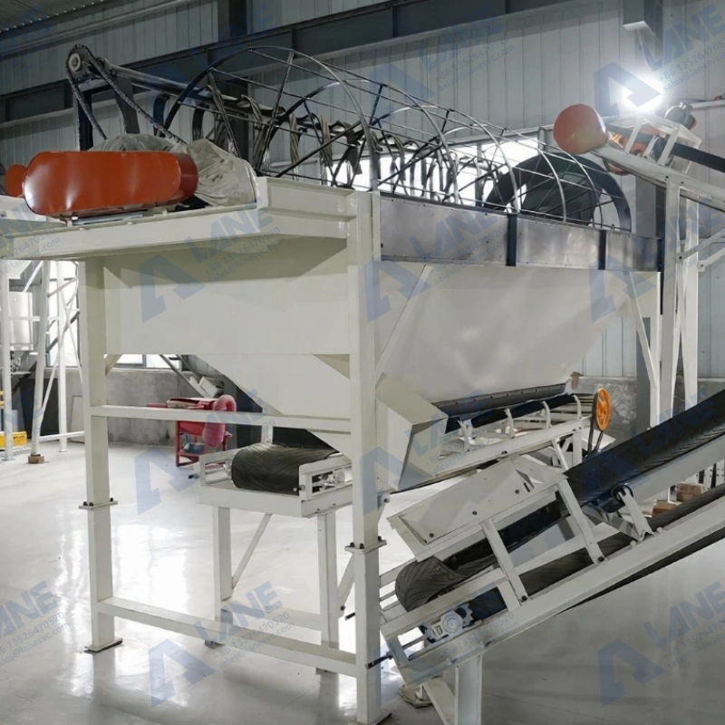 Fertilizer Particle Size Control, rotary screener