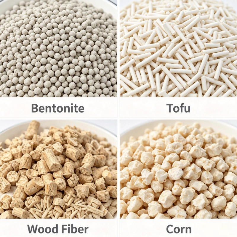 Cat litter materials, Cat Litter Granules Breaking Problems 