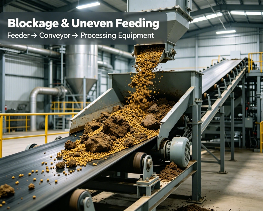 Fertilizer Production Conveyor Belt Problems