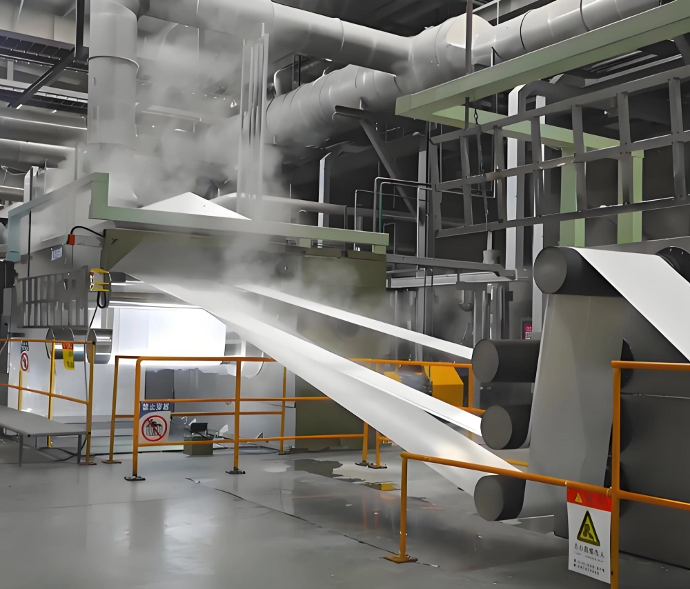 Wet and hot air factory