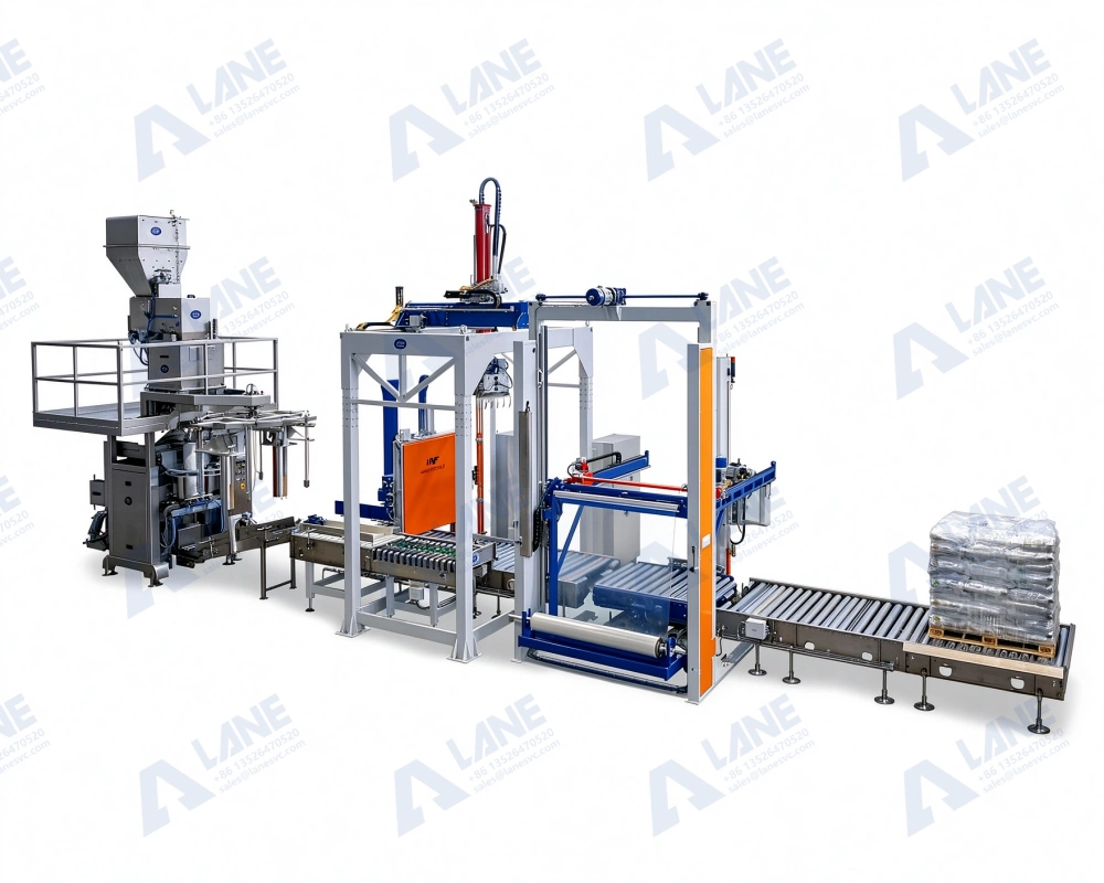 Automatic fertilizer packaging machine