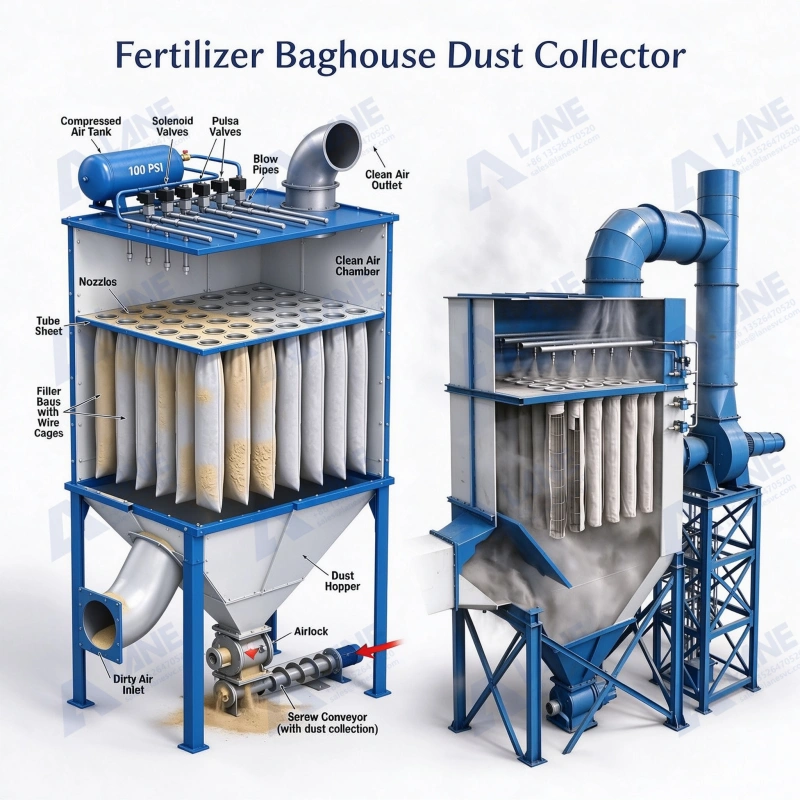 Fertilizer Baghouse Dust Collector
