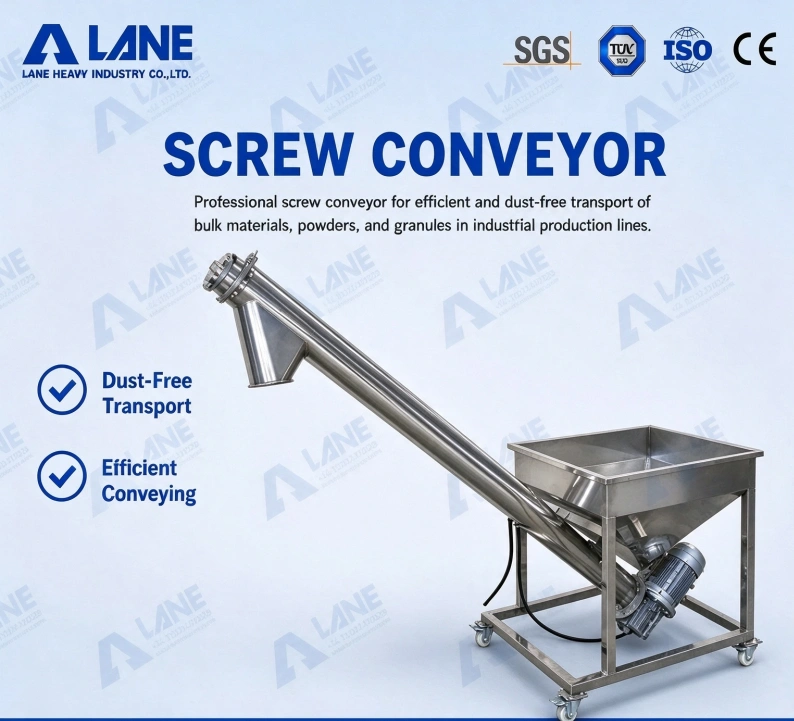 25kg Fertilizer Packing Machine，Screw Conveyor