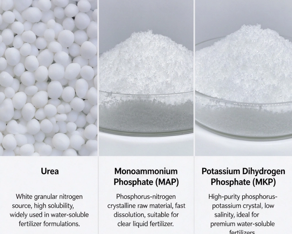 Water-Soluble Fertilizer Manufacturing Equipment raw materials